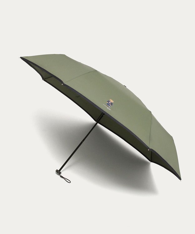MOONBAT 【WEB限定】POLO RALPH LAUREN(ポロ ラルフローレン)FLAG BEAR 雨傘 折りたたみ傘 ユニセックス オリーブグリーン