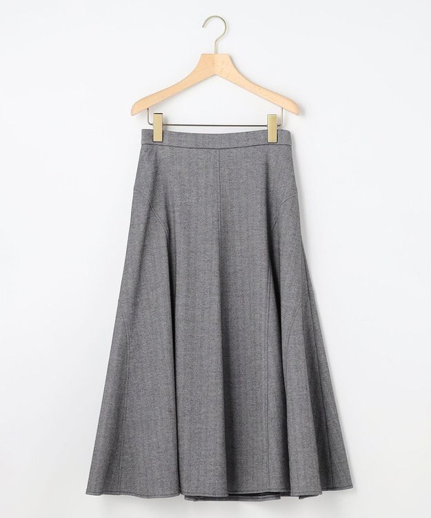 組曲 ツイル起毛フレア スカート モノトーン系7
