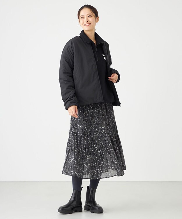 SHARE PARK LADIES 【UNISEX】MVS裏毛ハーフジップスウェット（S・Mサイズ） ブラック