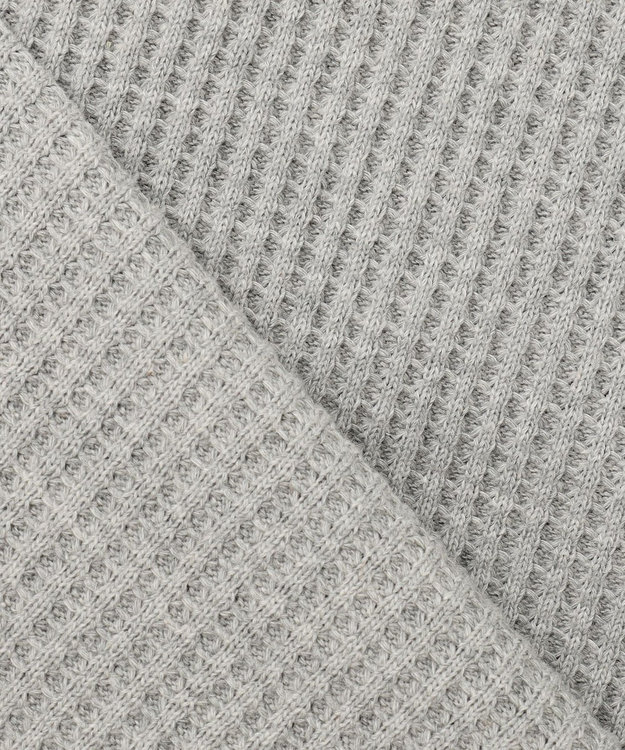 J.PRESS YORK STREET 【UNISEX】ワッフルロングスリーブ Tシャツ ライトグレー系