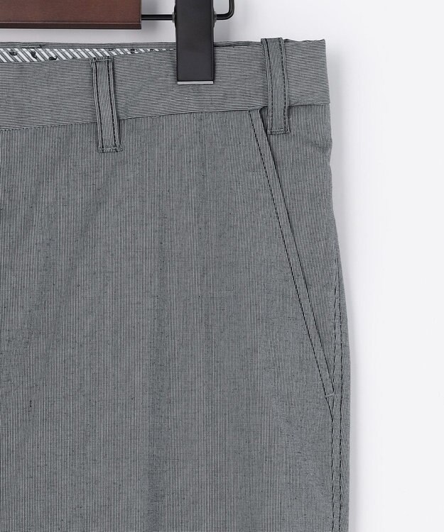 JOSEPH ABBOUD 【キングサイズ・ウエストも伸びる!/ストレッチ/軽量/Eco撥水/オーガニックコットン使用】マイクロピケストレッチ パンツ グレー系8