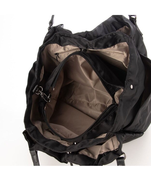 Y'SACCS 【Y’SACCS vous et】ポーチ付き3WAYトート ブラック