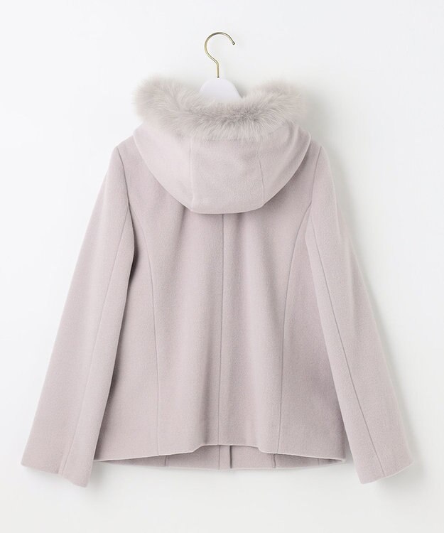 ANY SIS 【美人百花11月号掲載】2WAYスーペリアファインウールモッサ コート ピンク