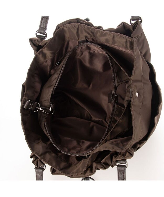 Y'SACCS 【Y’SACCS vous et】ポーチ付き3WAYトート チョコ