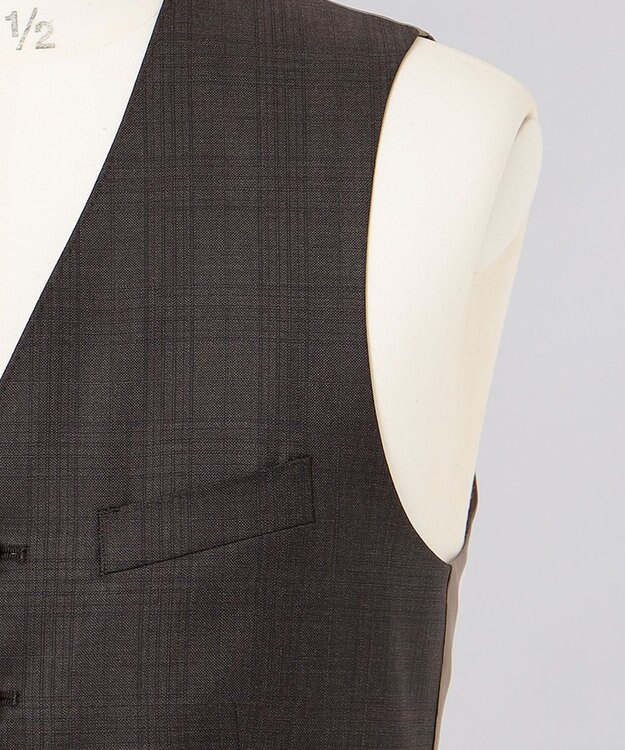 GOTAIRIKU 【Loro Piana Fabri】365 3ピーススーツ ダークブラウン系4