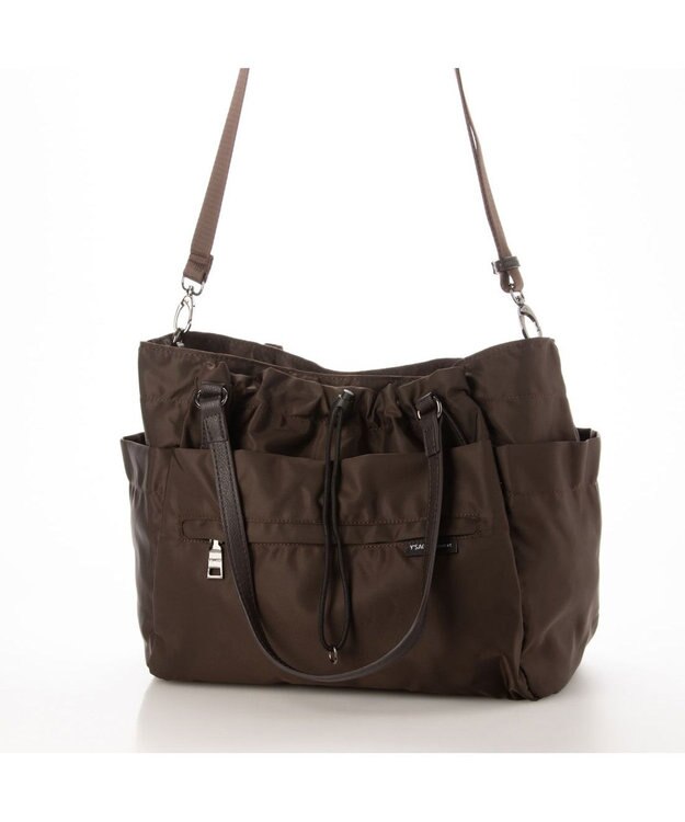 Y'SACCS 【Y’SACCS vous et】ポーチ付き3WAYトート チョコ