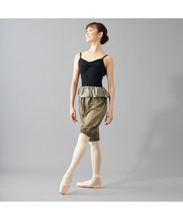 Chacott ストレッチスキンサウナワンピース カーキ