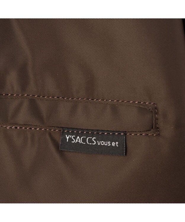 Y'SACCS 【Y’SACCS vous et】ポーチ付き3WAYトート チョコ