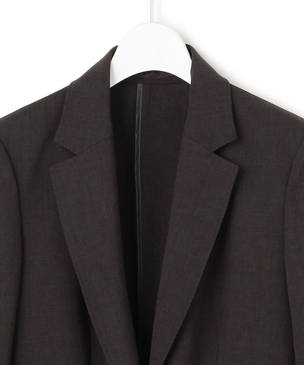 ICB 【先行予約】 レーヨンライクトロ テーラードジャケット チャコール