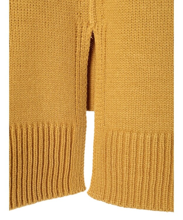 Green Parks ・Ｐｅｔｉｔ　Ｆｌｅｕｒ　タートルバックスリットニット Yellow
