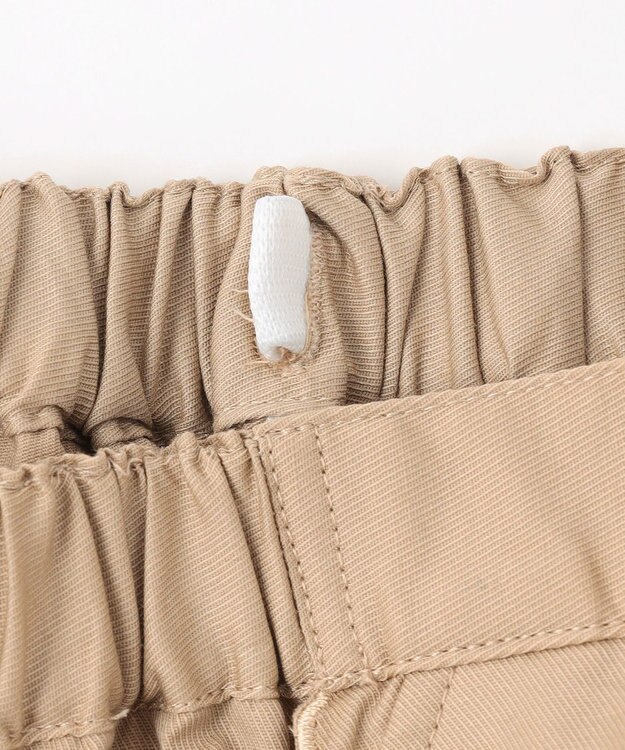 組曲 KIDS 【150-160㎝】スカラップポケット７分丈 パンツ ベージュ系