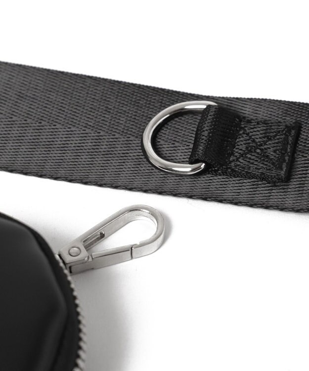 WEGO サークルポーチ付きスクエアショルダー ブラック