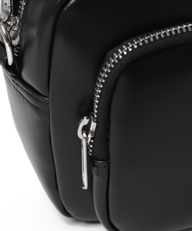 WEGO サークルポーチ付きスクエアショルダー ブラック