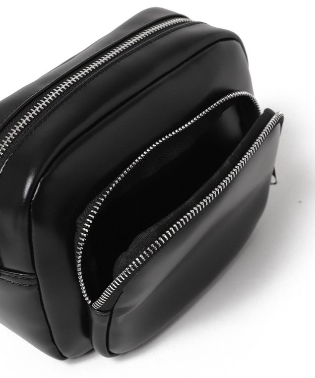 WEGO サークルポーチ付きスクエアショルダー ブラック