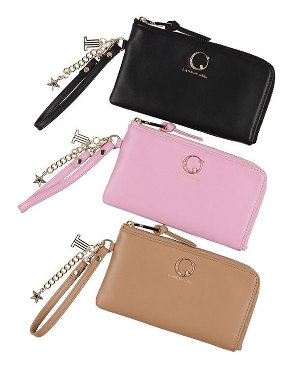 LANVIN en Bleu ルナ フラグメントケース ベージュ