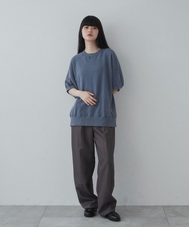 WEGO 【ユニセックス着用ITEM】ハーフスリーブスウェット ブルーその他