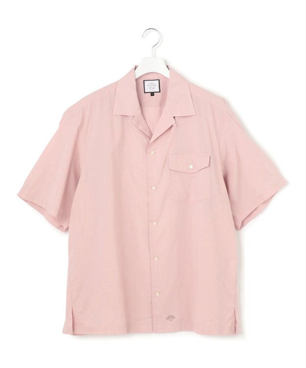 J.PRESS YORK STREET 【UNISEX】コットンボイル オープンカラーシャツ ピンク系