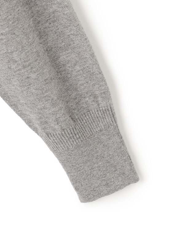 J.PRESS MEN 品よく暖かで首元からスマートに【ストレッチ / イージーケア】【FLEX YARN】タートルネック ニット ライトグレー系