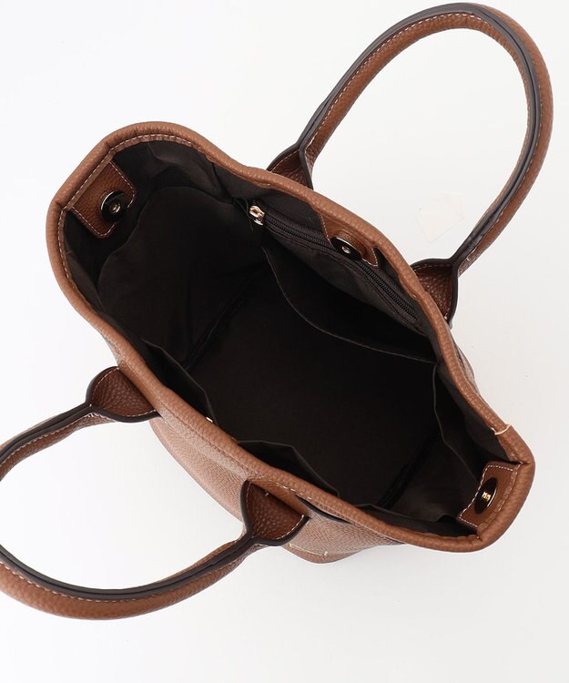 LA BAGAGERIE 【maison vert】 【シュリンク合皮・軽量】変形2WAYミニバッグ キャメル