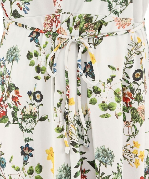 San-ai Resort（三愛水着楽園） ショルダードレス３点セット　9M・11L　【Coral veil（コーラルヴェール）】 ホワイト