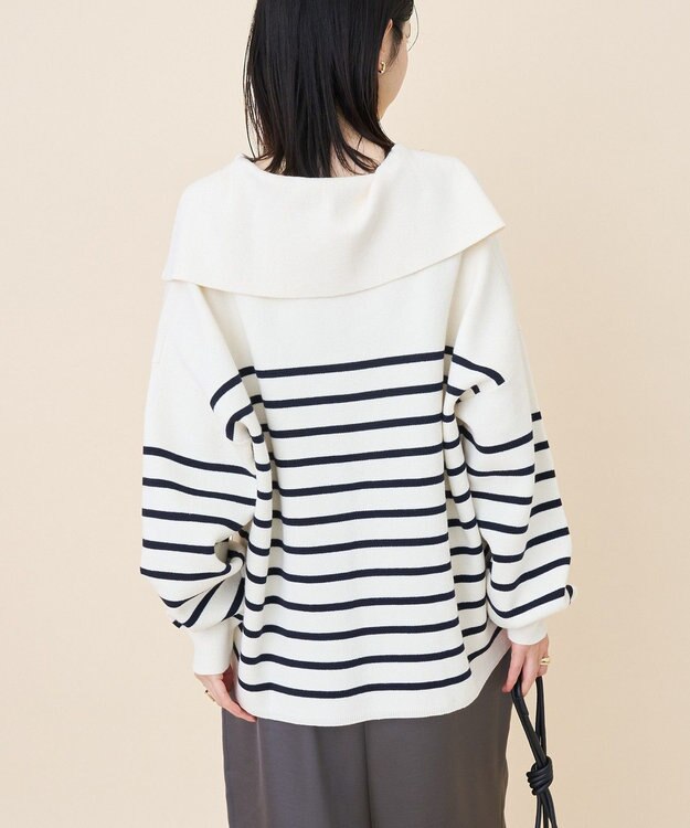 AMERICAN HOLIC セーラーカラーニットプルオーバー Ivory