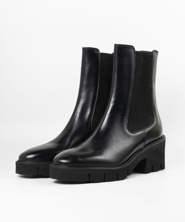 BONTRE 【LucaGrossi/ルカグロッシ】厚底サイドゴアブーツ/H616T-UA ブラック