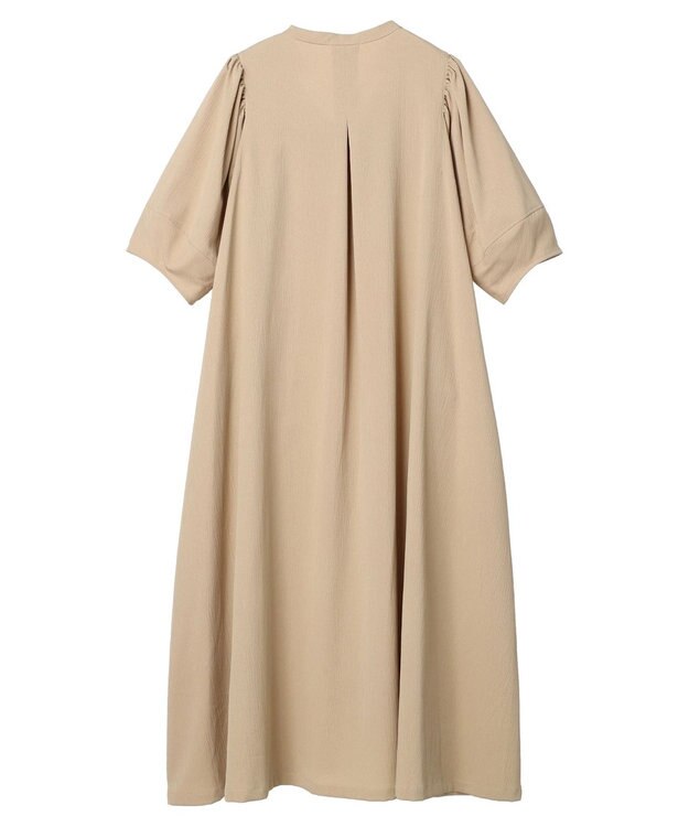 Green Parks ■ＥＳＣＡＲ　ランタンスリーブシャツワンピース Beige