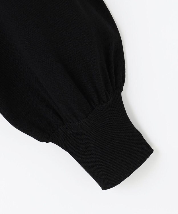 ANY SIS 【2WAY】レース襟付き ニット ブラック