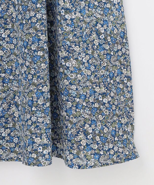 組曲 【先行予約】フラワーガーデンプリント ワンピース ブルー系5