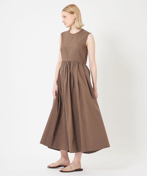 BEIGE，  HYDRANGEA / フレアワンピース Mocha