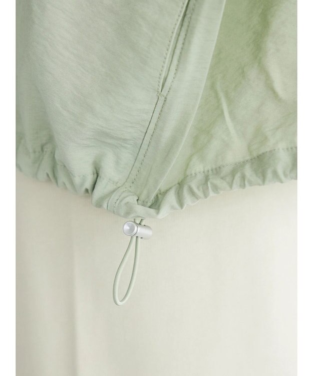 CRAFT STANDARD BOUTIQUE レーヨントロミ羽織りシャツ Light Green