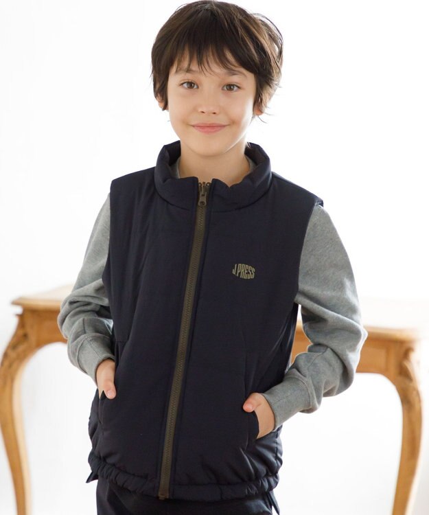 J.PRESS KIDS 【100-130cm】リバーシブル ベスト ネイビー系