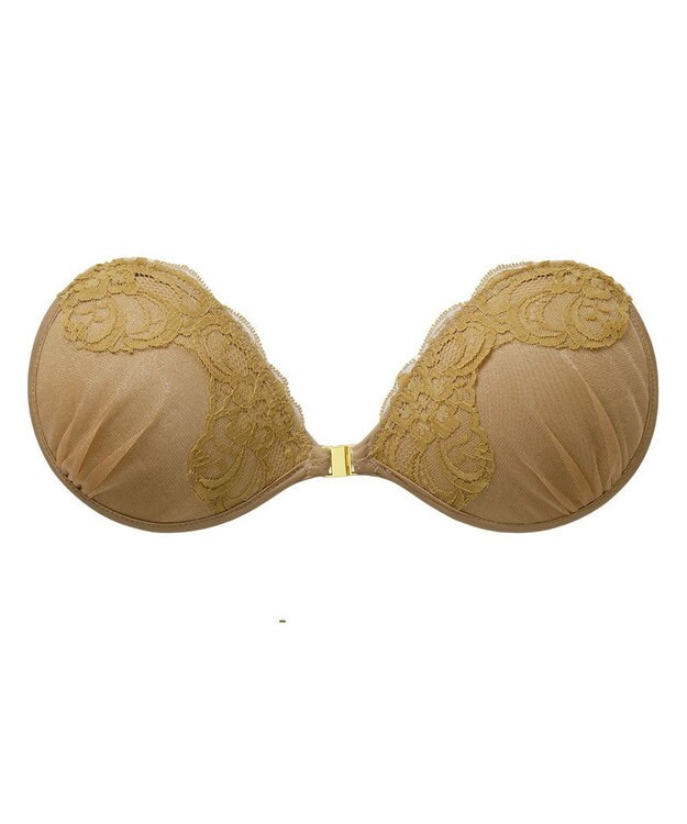 BRADELIS New York 【NuBra / ナチュラルタイプ】ヌーブラ・エアーライト シャイニー デザインヌーブラ ゴールド