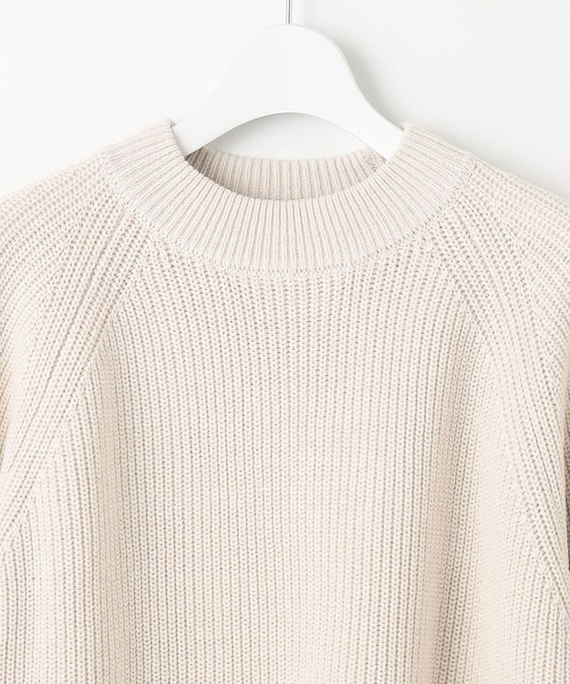 UNFILO 【洗える】スプリングコットンニット エクリュ