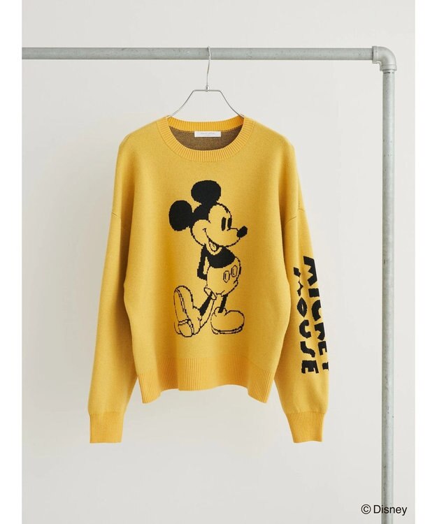 Green Parks Ｄｉｓｎｅｙ／ジャガードニットプルオーバー Yellow