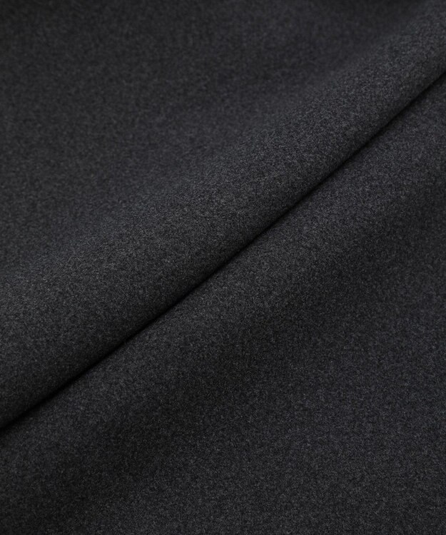 CRAFT STANDARD BOUTIQUE スタンドカラーメルトンショートコート Charcoal Gray