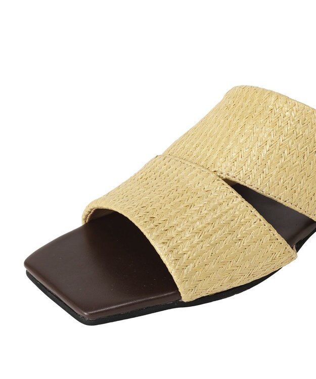 Green Parks サイドオープンサマーミュール Beige