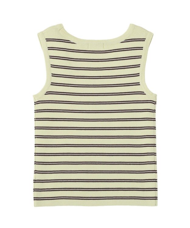 earth music&ecology ニットタンクトップ Pistachio
