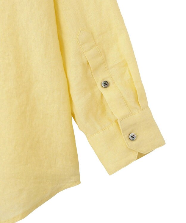 YECCA VECCA 3wayフレンチリネンシャツ Yellow