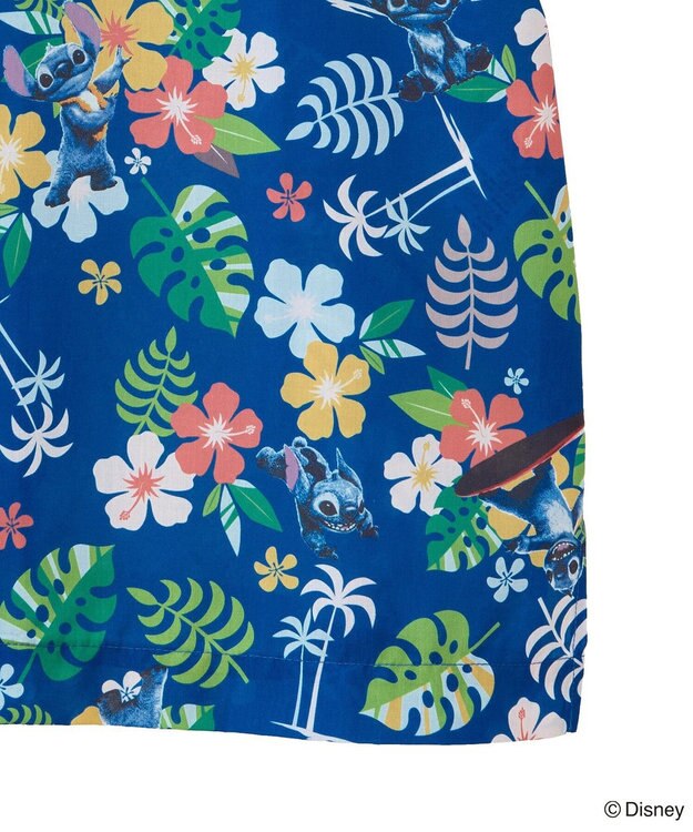 Green Parks スティッチ／アロハシャツ Blue