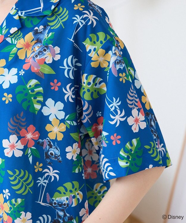 Green Parks スティッチ／アロハシャツ Blue