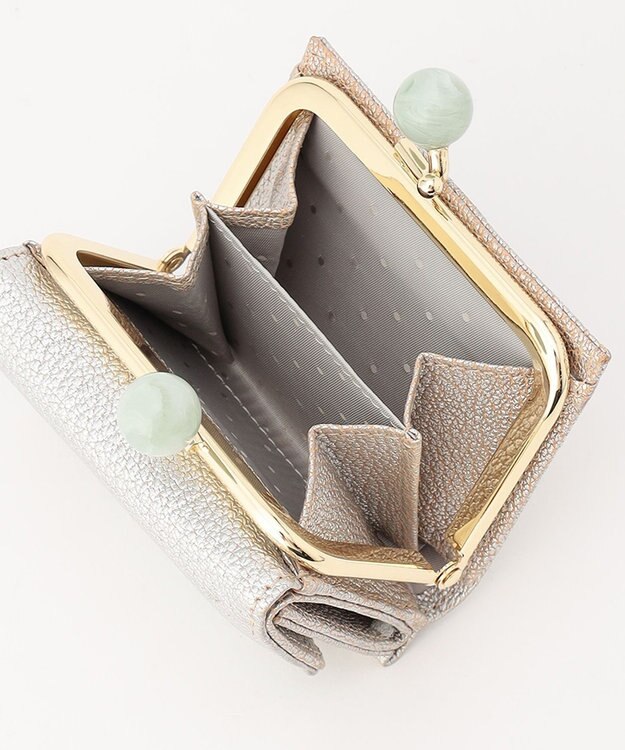 UNBILLION ペルケ perche / アクリル玉三つ折りミニサイフ SVGN