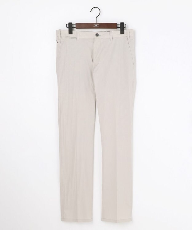 JOSEPH ABBOUD 【キングサイズ・ウエストも伸びる!/ストレッチ/軽量/Eco撥水/オーガニックコットン使用】マイクロピケストレッチ パンツ ライトグレー系8