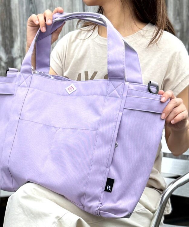 ROOTOTE 3182【ロングセラー商品】SN.ミディアム.ポケッツ-E 01：ラベンダー