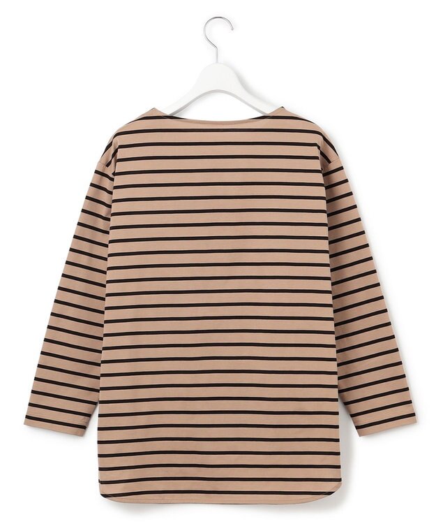 J.PRESS YORK STREET 【WOMEN】バスクTシャツ ブラウン系1