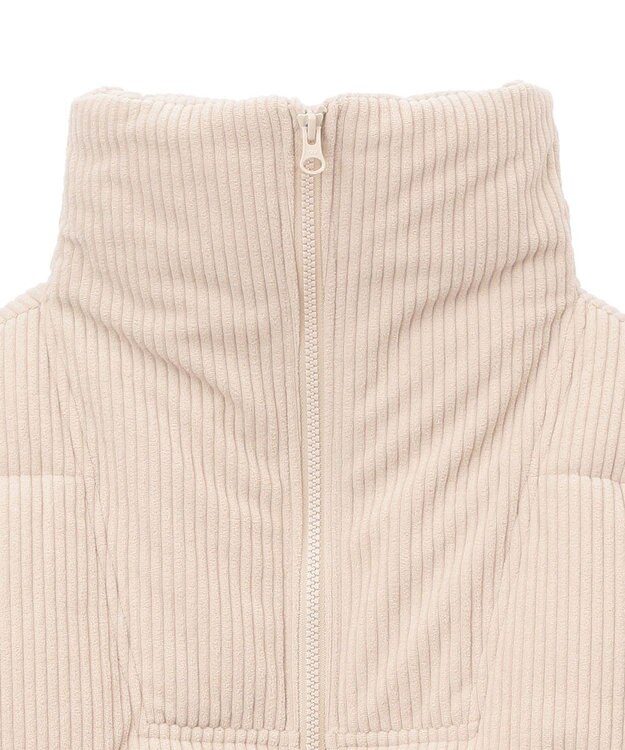 Green Parks ・ｓｗｉｎｇ　ｂｙ　コーデュロイスタンドブルゾン Ivory