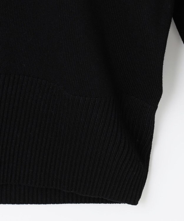 ANY SIS 【2WAY】レース襟付き ニット ブラック