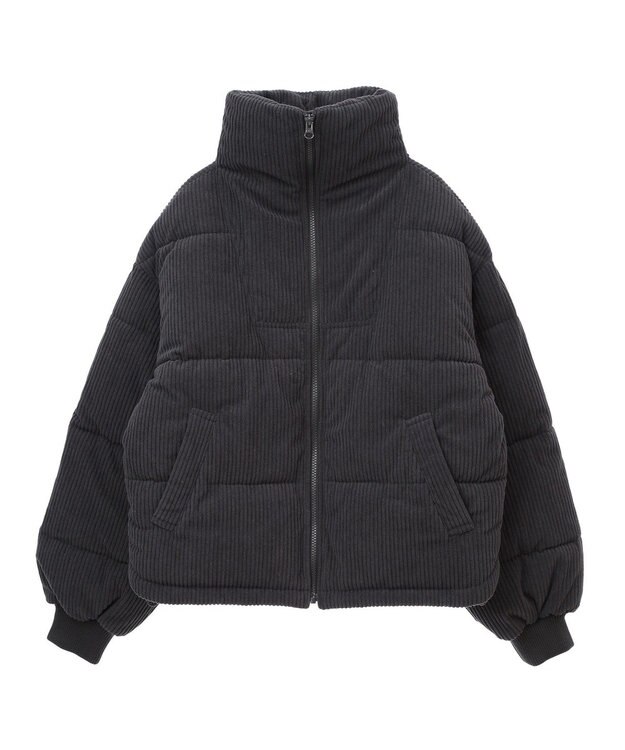 Green Parks ・ｓｗｉｎｇ　ｂｙ　コーデュロイスタンドブルゾン Charcoal Gray