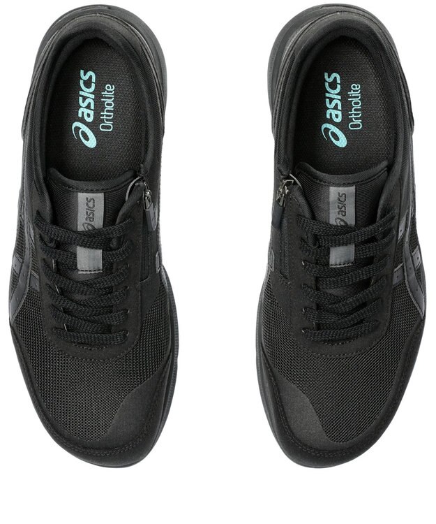 ASICS WALKING ハダシウォーカー メンズ 3E相当 ブラック系