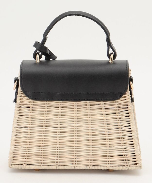 組曲 【2WAY】トップハンドルカゴバッグ ブラック系